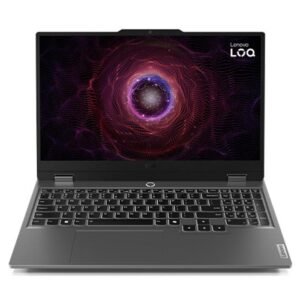 Lenovo LOQ 15ARP9 Gaming Laptop, AMD Ryzen 7, 24GB RAM, 1TB SSD, NVIDIA GeForce RTX 4070 8GB, 15.6", Windows 11 Home, Gray.