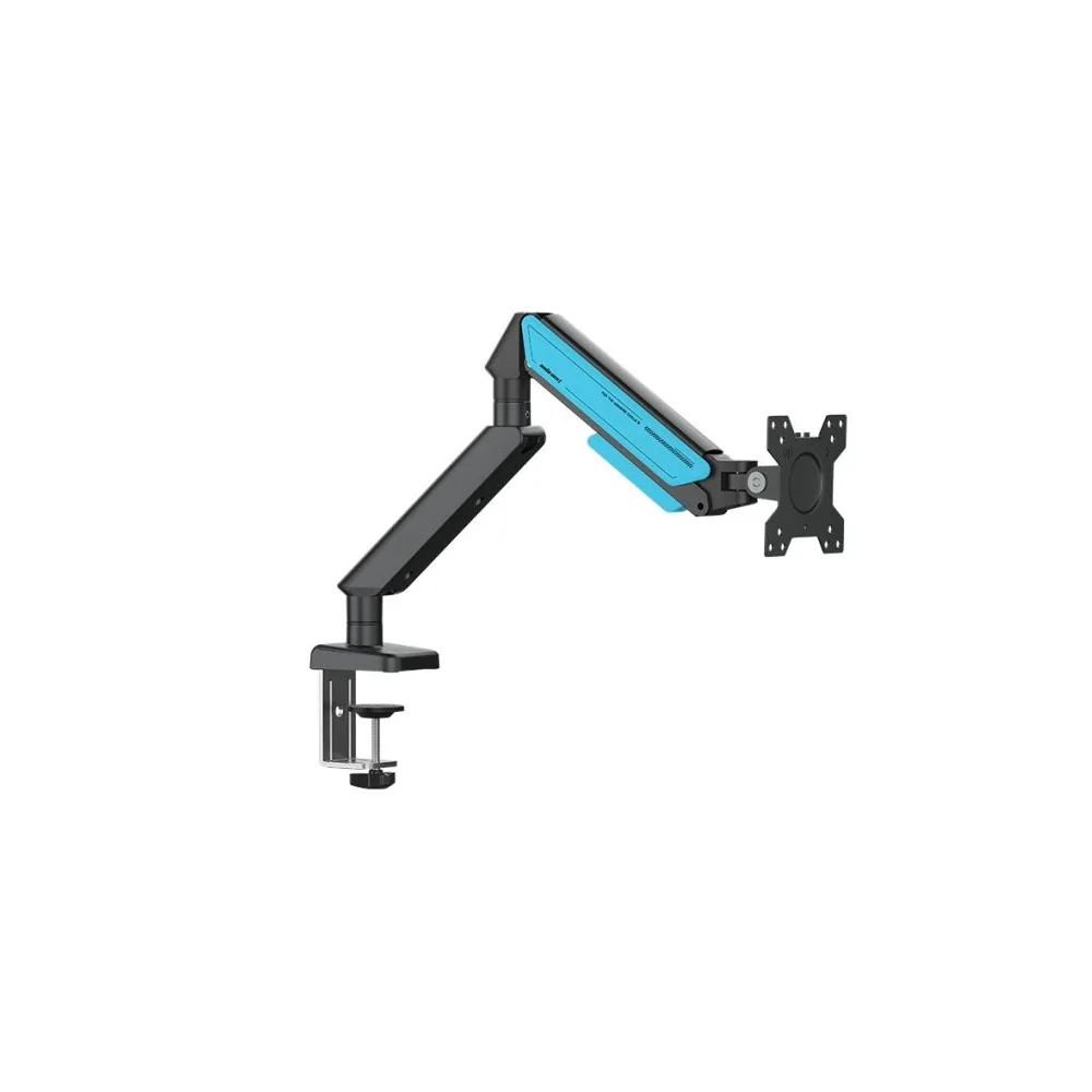 AndaSeat Stealth II A6D Ergonomic Single Monitor Arm - 17-32 Inch - Black-Blue-1