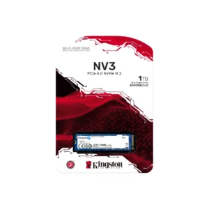 Kingston NV3 - 1TB M.2 NVMe SSD PCIe 4.0, 6000MB/s