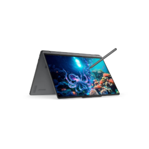 Lenovo Yoga 9 2-in-1 Gen 10 Copilot+ PC - Ultra 7 258V, 32GB, 1TB (NVMe M.2 SSD), 14" 2.8K WQXGA+ (2880x1800) OLED Multi-Touch, Intel AI Boost, Up to 47 TOPS, Win 11 Home, Lenovo Yoga Pen, Arb/Eng, 2YW, Luna Grey - Laptop