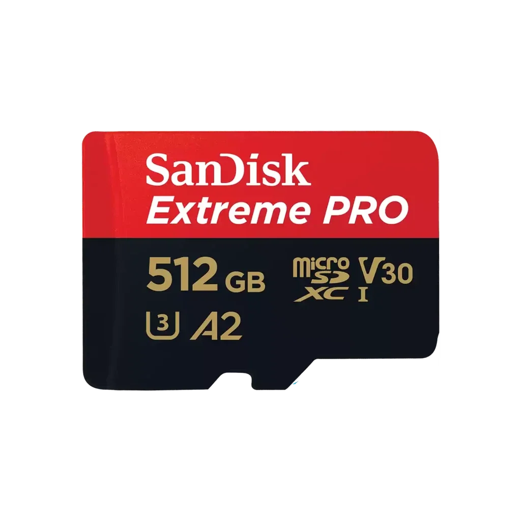 SanDisk 512GB Extreme Pro microSD Memory Card – 200MB/s