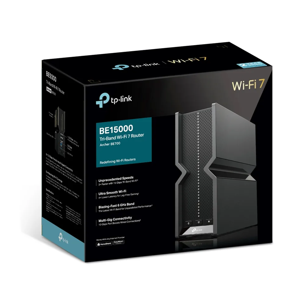 TP-Link Archer BE700 BE15000 Tri-Band WiFi 7 Router