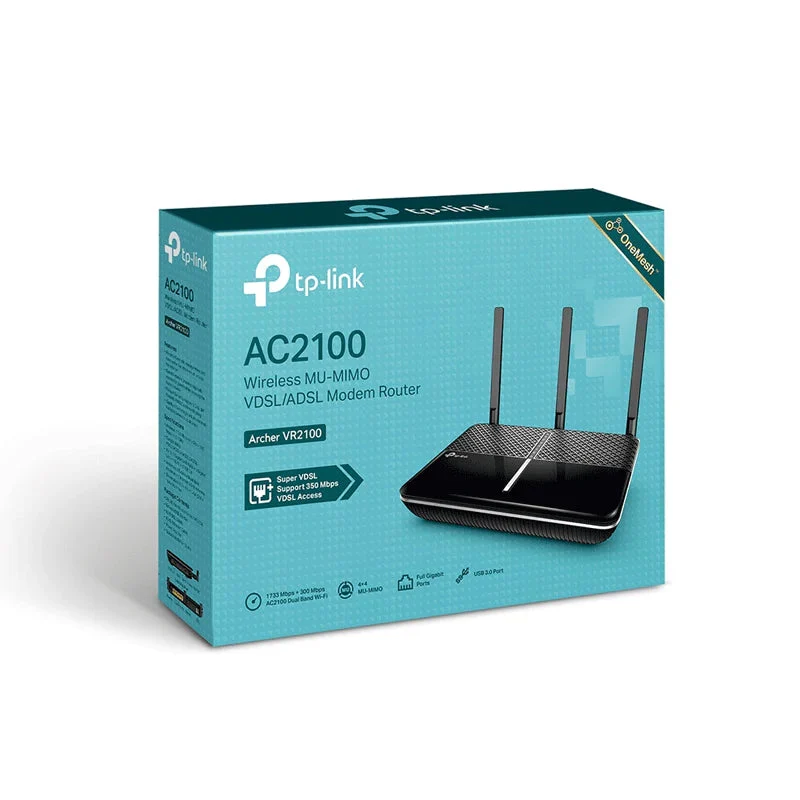 TP-Link Archer VR2100 AC2100 VDSL - ADSL Modem Router