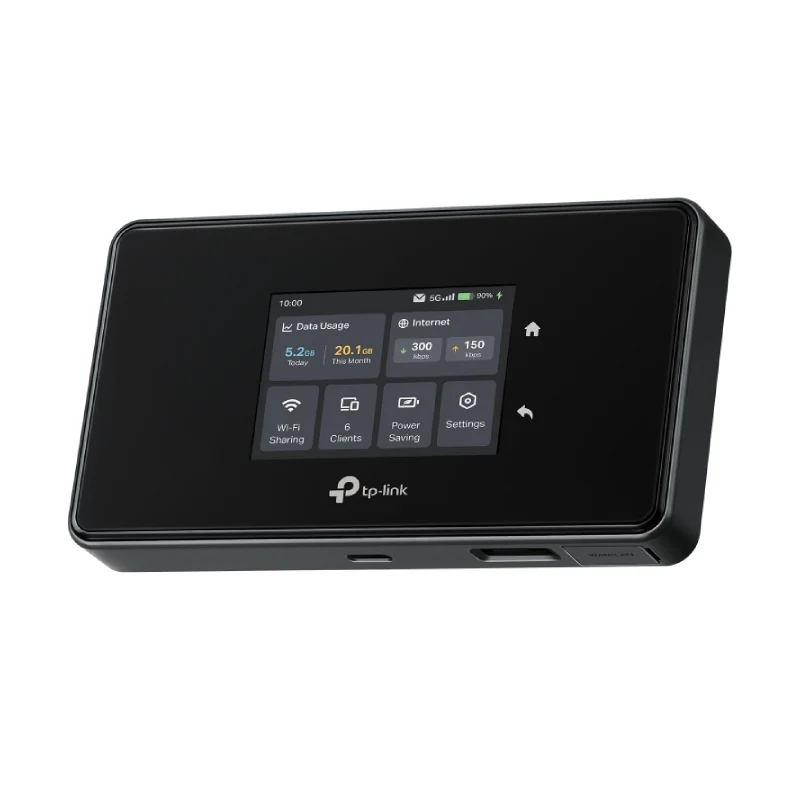 TP-Link M8550 5G Mobile Wi-Fi Router - 5G - Black