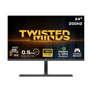 Twisted Minds TM24FHD200IPS Blaze Series 24" FHD IPS 200Hz 0.5ms HDMI 2.1 Gaming Monitor - Black