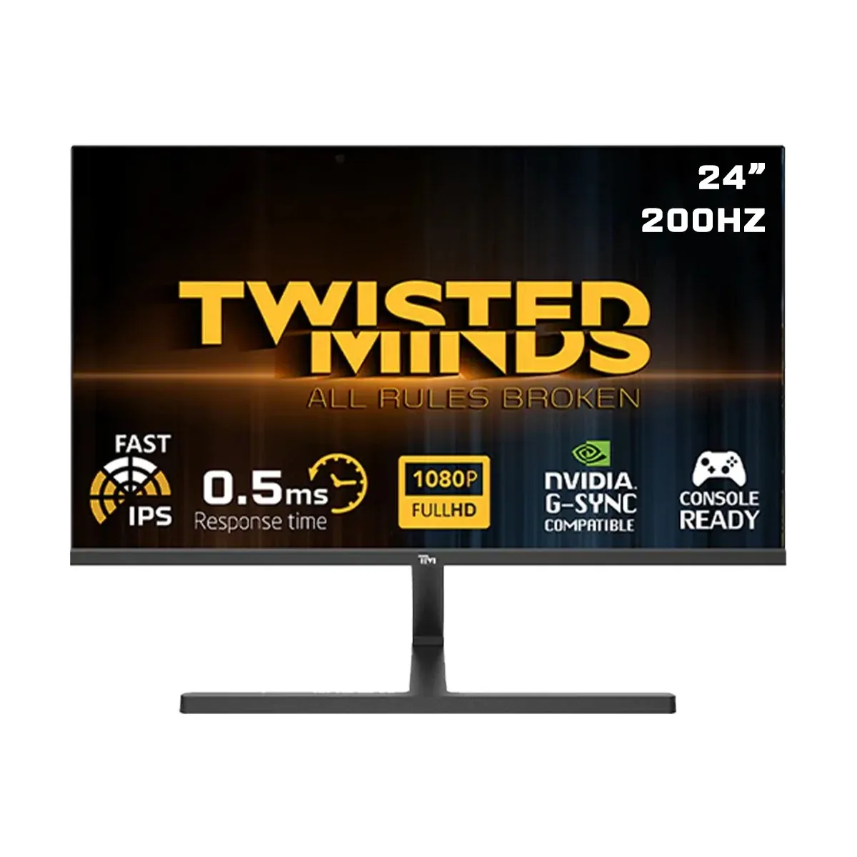 Twisted Minds TM24FHD200IPS Blaze Series 24" FHD IPS 200Hz 0.5ms HDMI 2.1 Gaming Monitor - Black