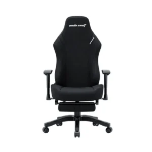 Andaseat Luna PRO Series Gaming Chair with Footrest - Black - AD18T-44-B-F