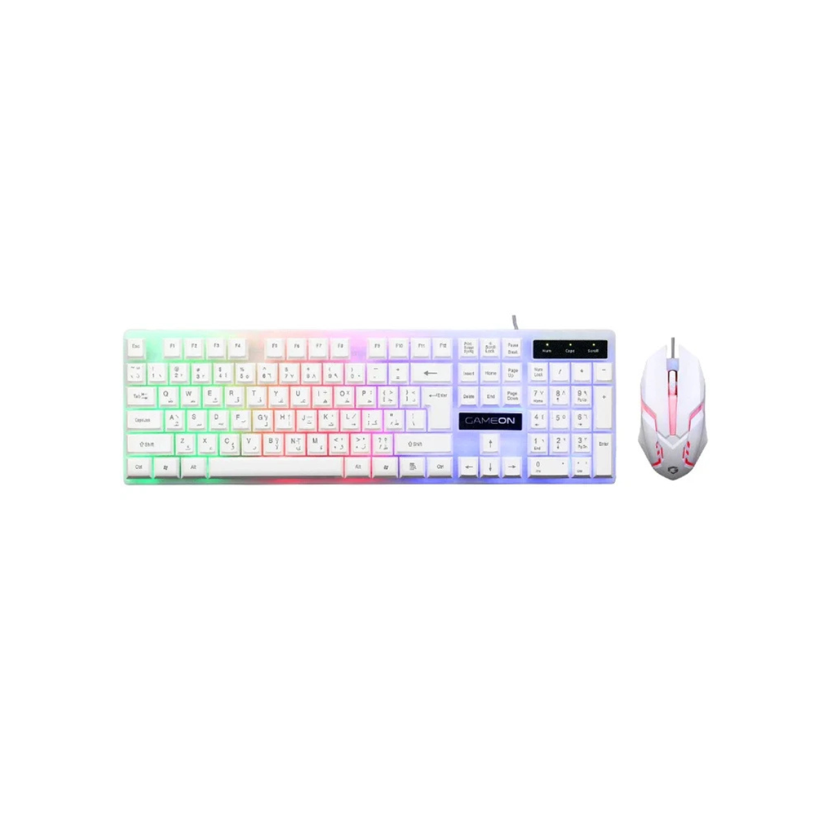 GAMEON Dominion Series GO21KM-W Wired Keyboard & Mouse 2 in 1 Combo - English/Arabic