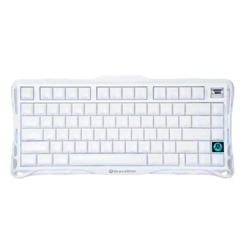 GravaStar Mercury K1 75% Wireless Mechanical Gaming Keyboard Special Edition - White
