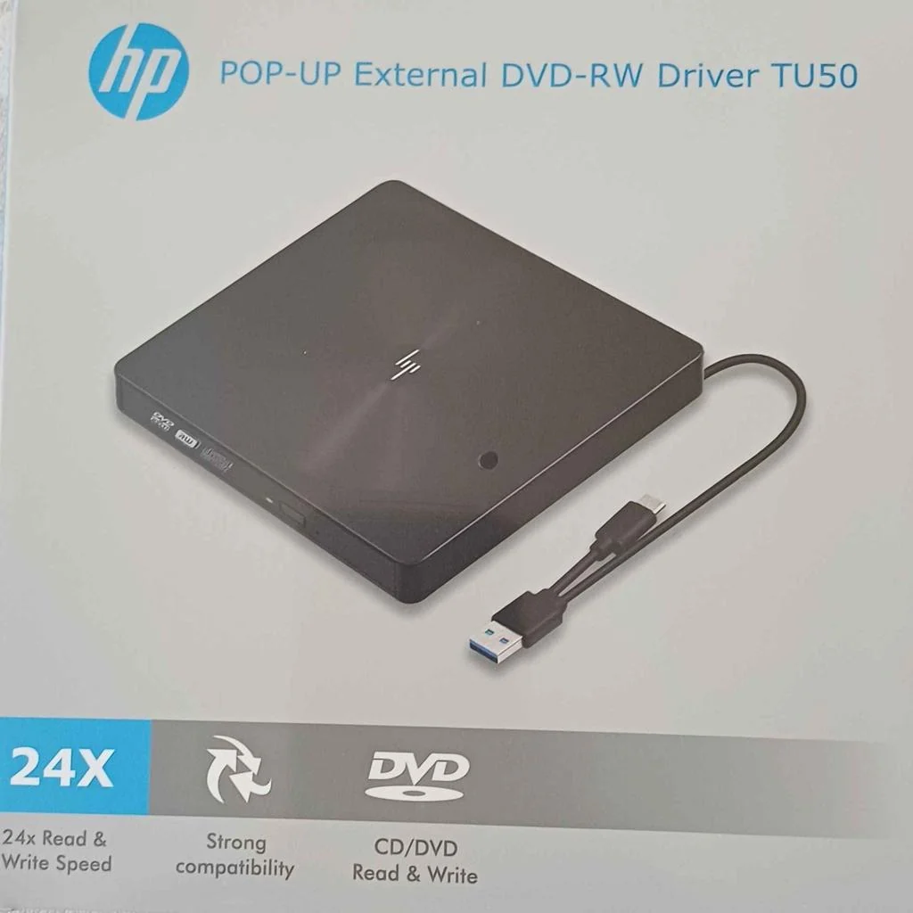 HP POP-UP External DVD-RW Writer - TU50