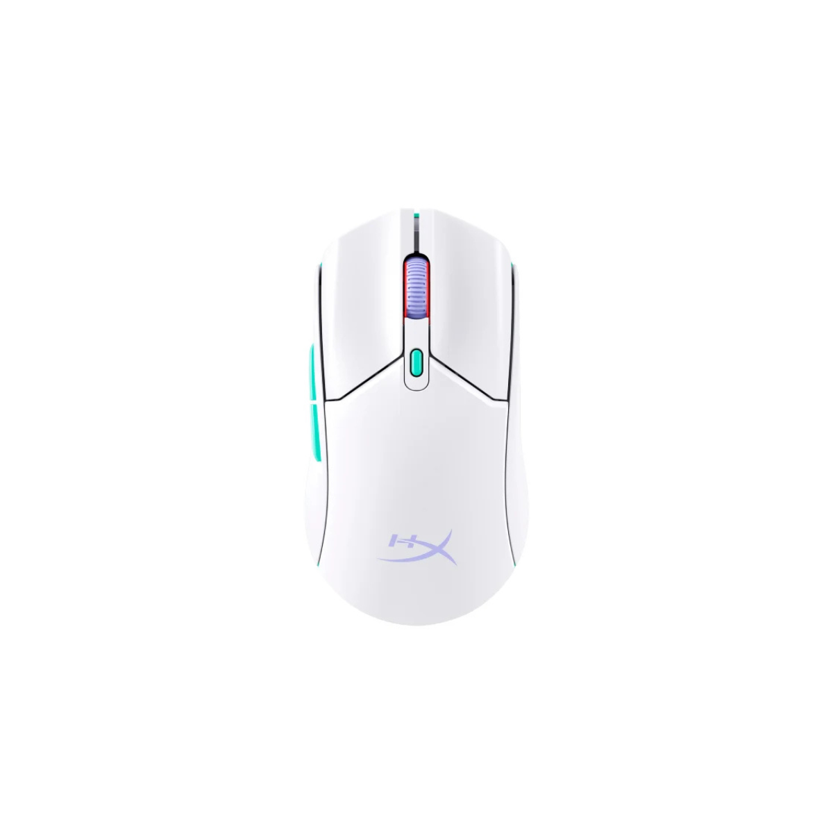 HyperX Pulsefire Haste 2 Core Gaming Mouse - Wireless - 6 Buttons - White - 8R2E7AA