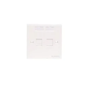 KUWES Face Plate Double Port With Screw