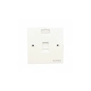 KUWES Face Plate Single Port With Screw
