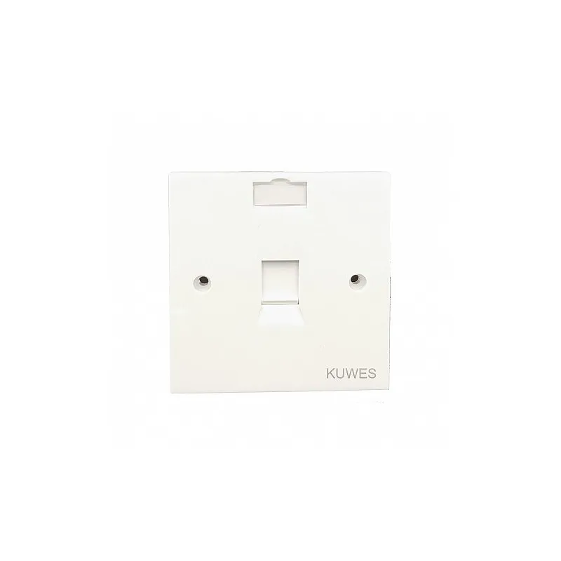 KUWES Face Plate Single Port With Screw