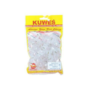 Kuwes Cat 6 Rj45 Connectors Pack Of 100