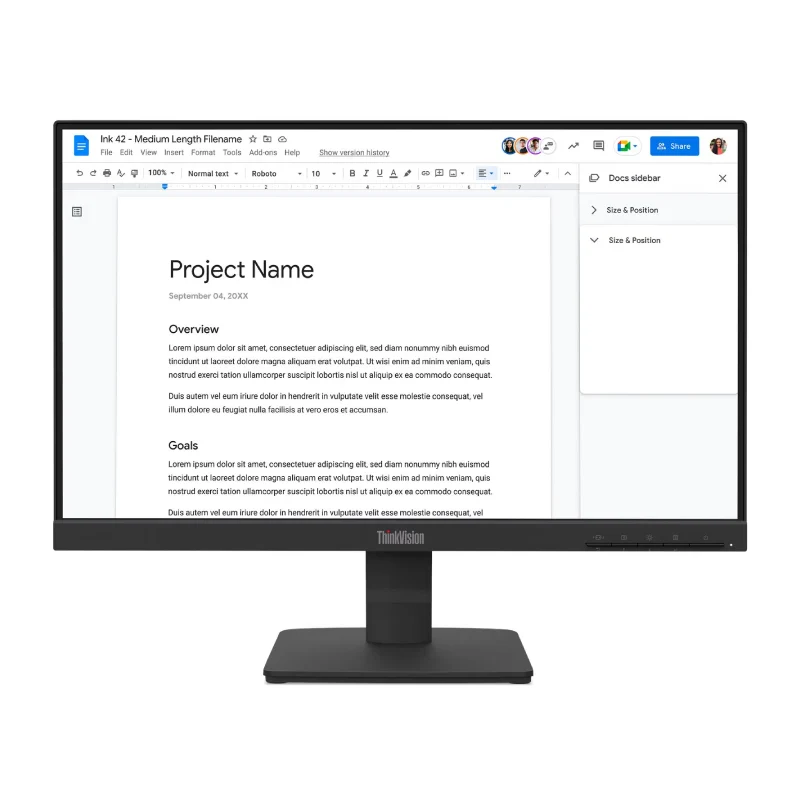 Lenovo ThinkVision S22-4e 21.5 FHD Monitor - 64CBKAT6UK-1