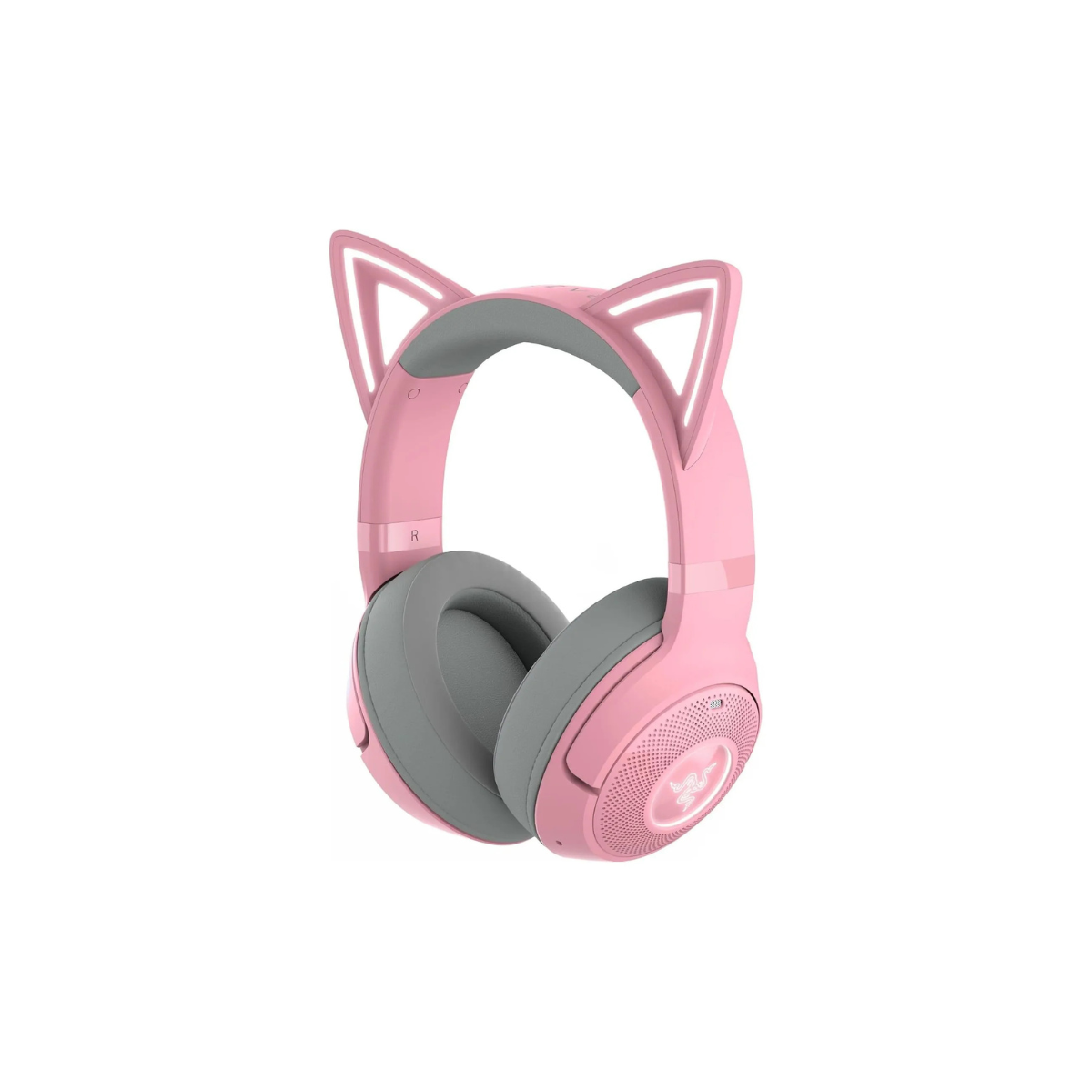 Razer Kraken Kitty V2 BT Quartz Edition Wireless Bluetooth Gaming Headset RGB With Kitty Ears - Pink - RZ04-04860100-R3M1